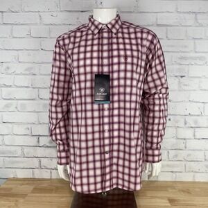 Ariat Shirt‎ Men's Medium Button Down Long Sleeve Ariat Pro Series Plaid NWT